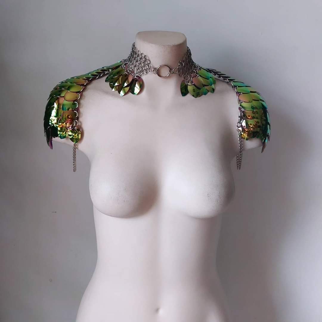 Rainbow Athena Shoulder Armor