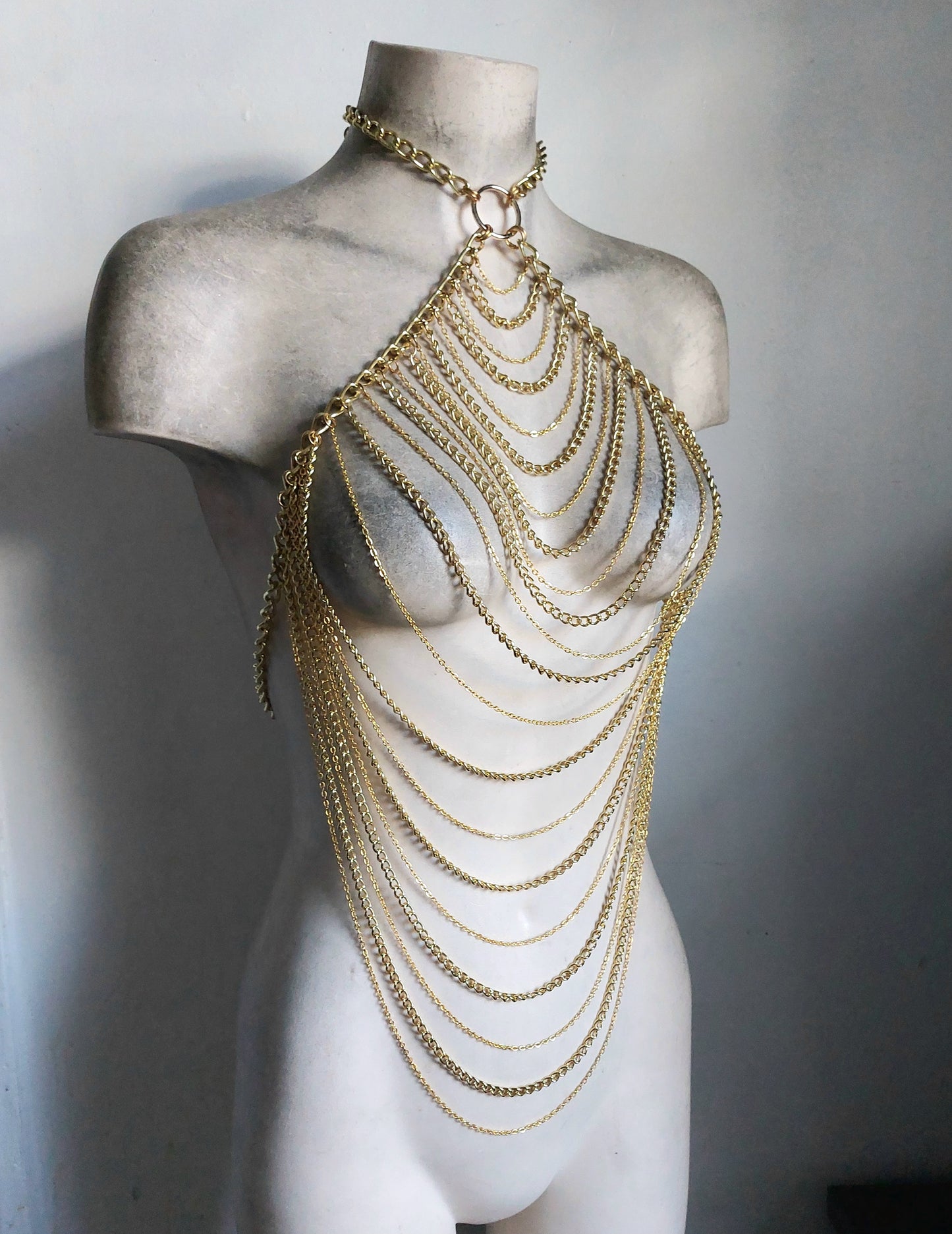 Warrior Gold Draped Harness