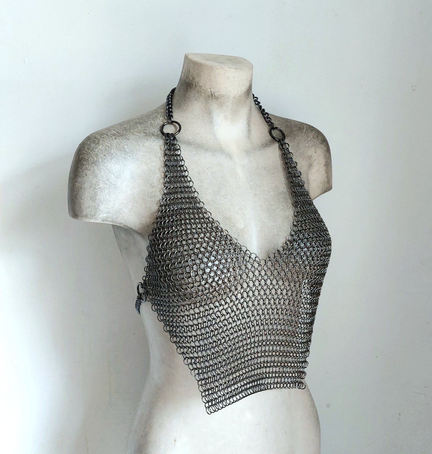 Gunmetal Chainmail Top