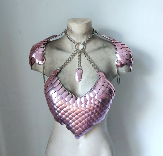 Pearl Pink Halter Armor