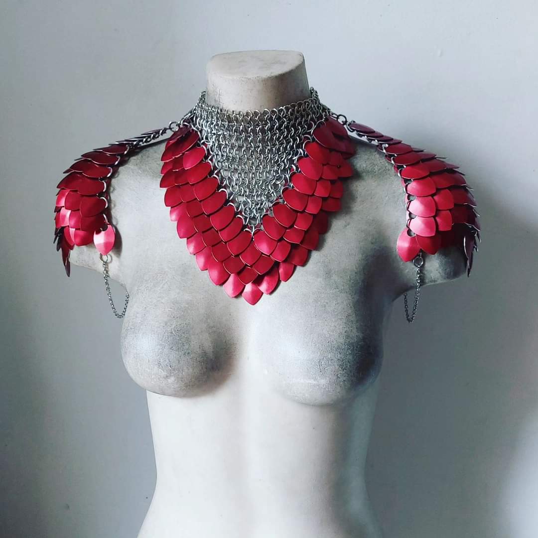 Athena V.2 Chainmail Collared Armour
