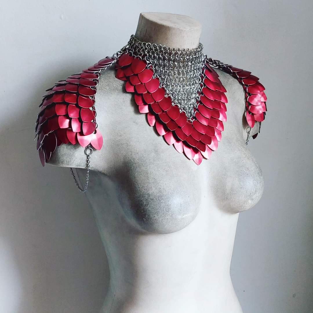 Athena V.2 Chainmail Collared Armour