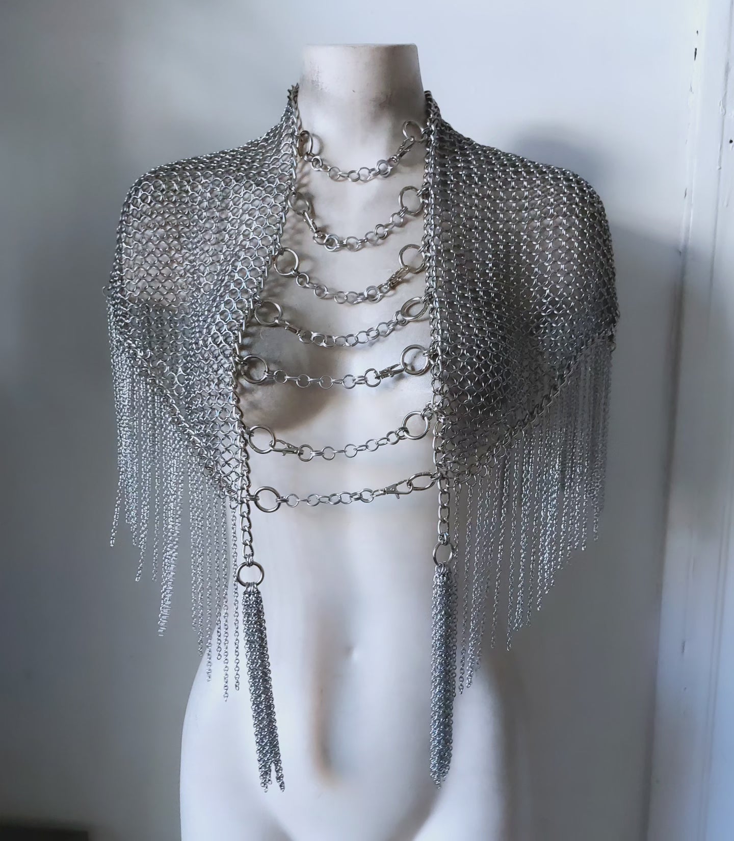 Chainmail Caplet Shawl Armor