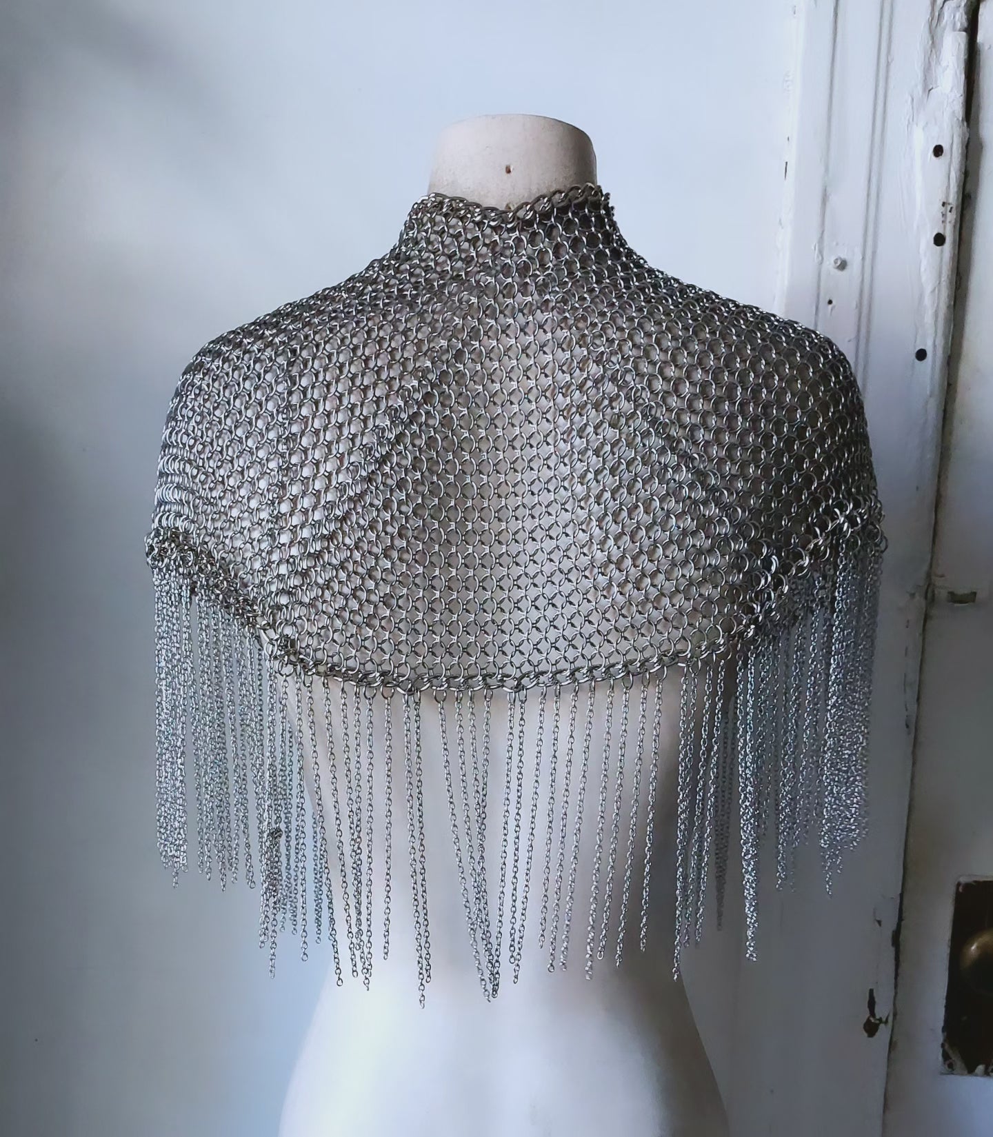 Chainmail Caplet Shawl Armor