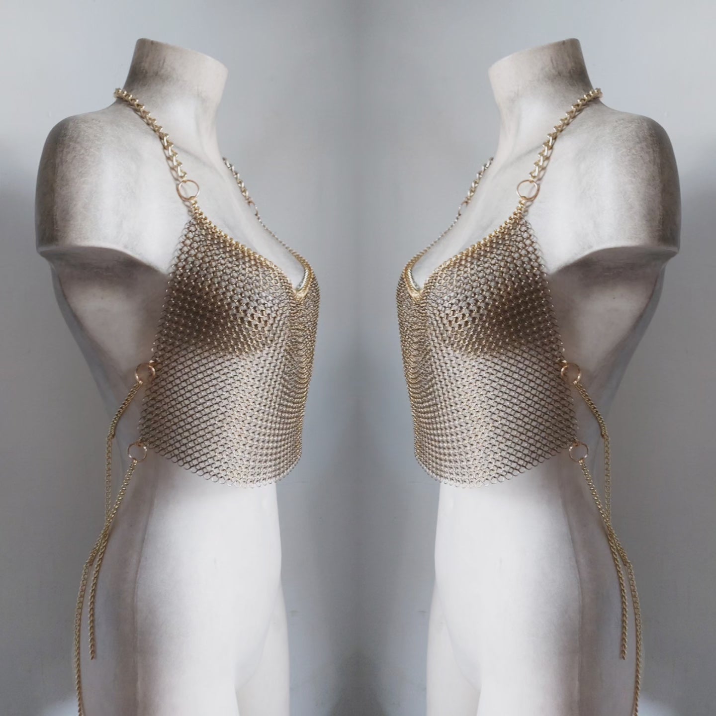 Brass Halter Top