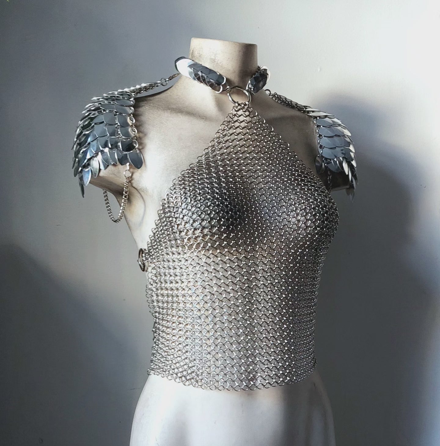 Joan Of Ark Pointed Chainmail Top