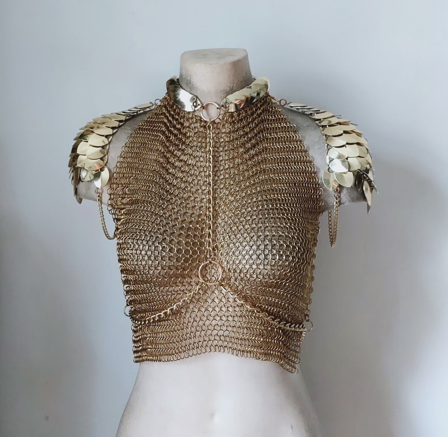 Celine Brass Harness Top