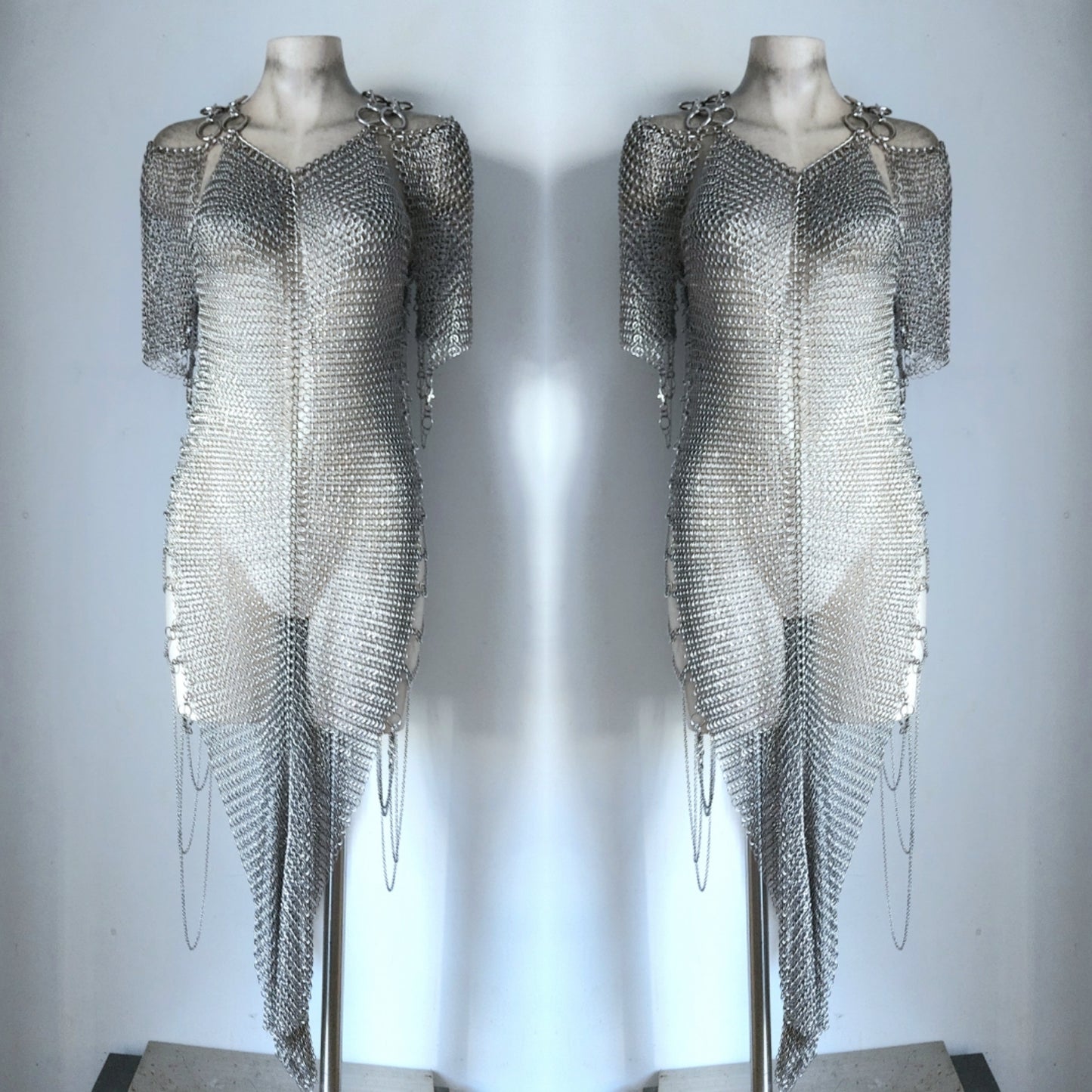 Joan Chainmail Corset Dress