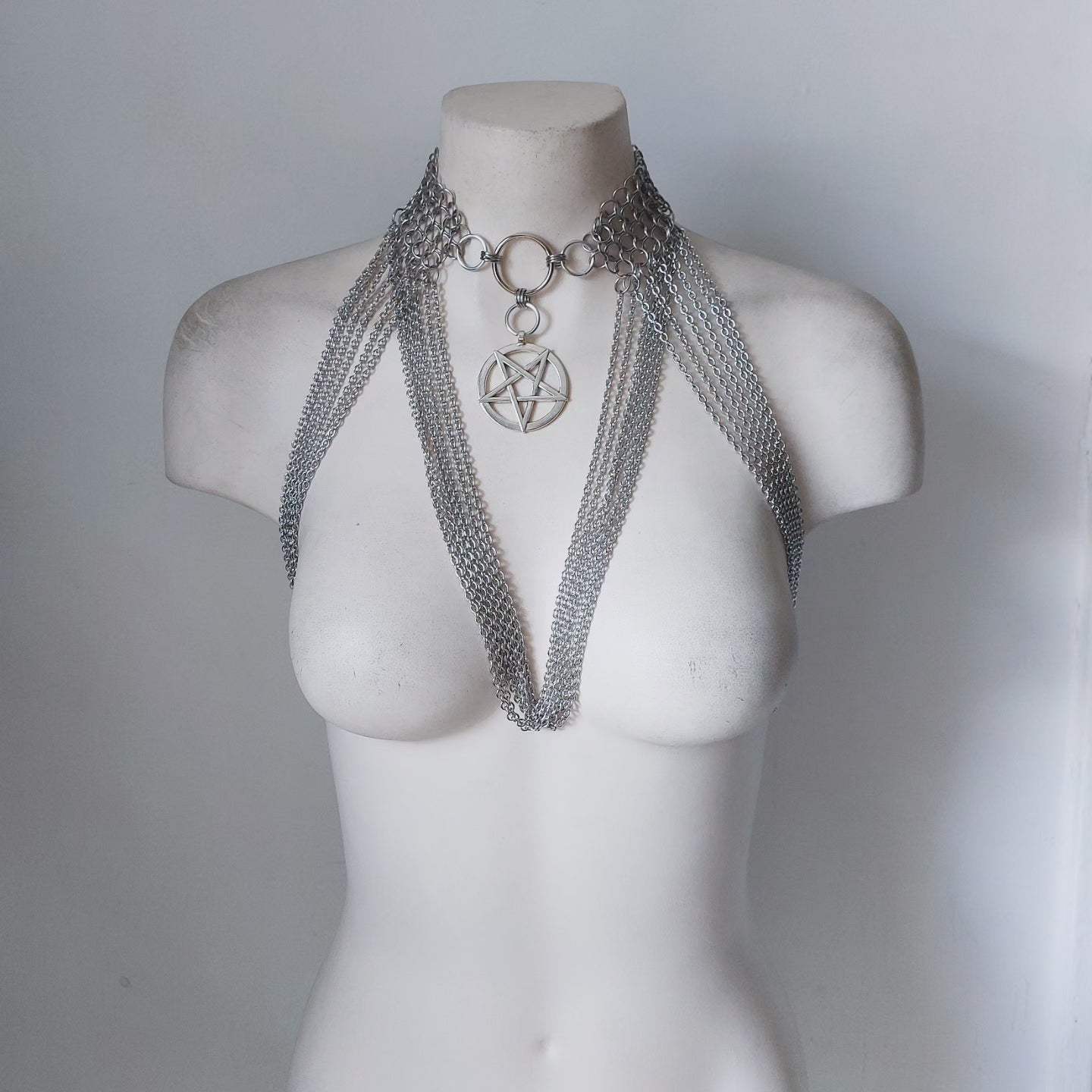 Saturn Chainmail Necklace