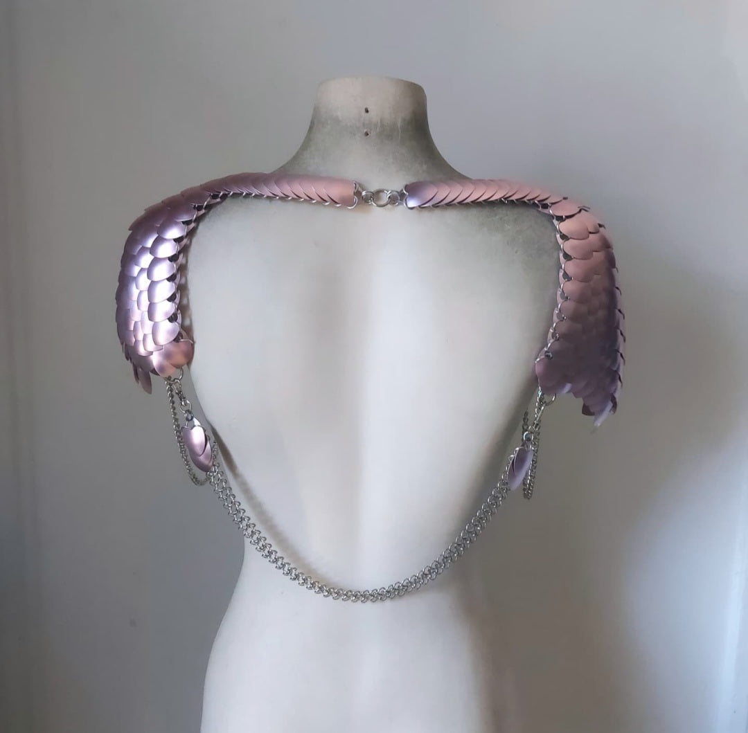 Pearl Pink Shoulder Armor