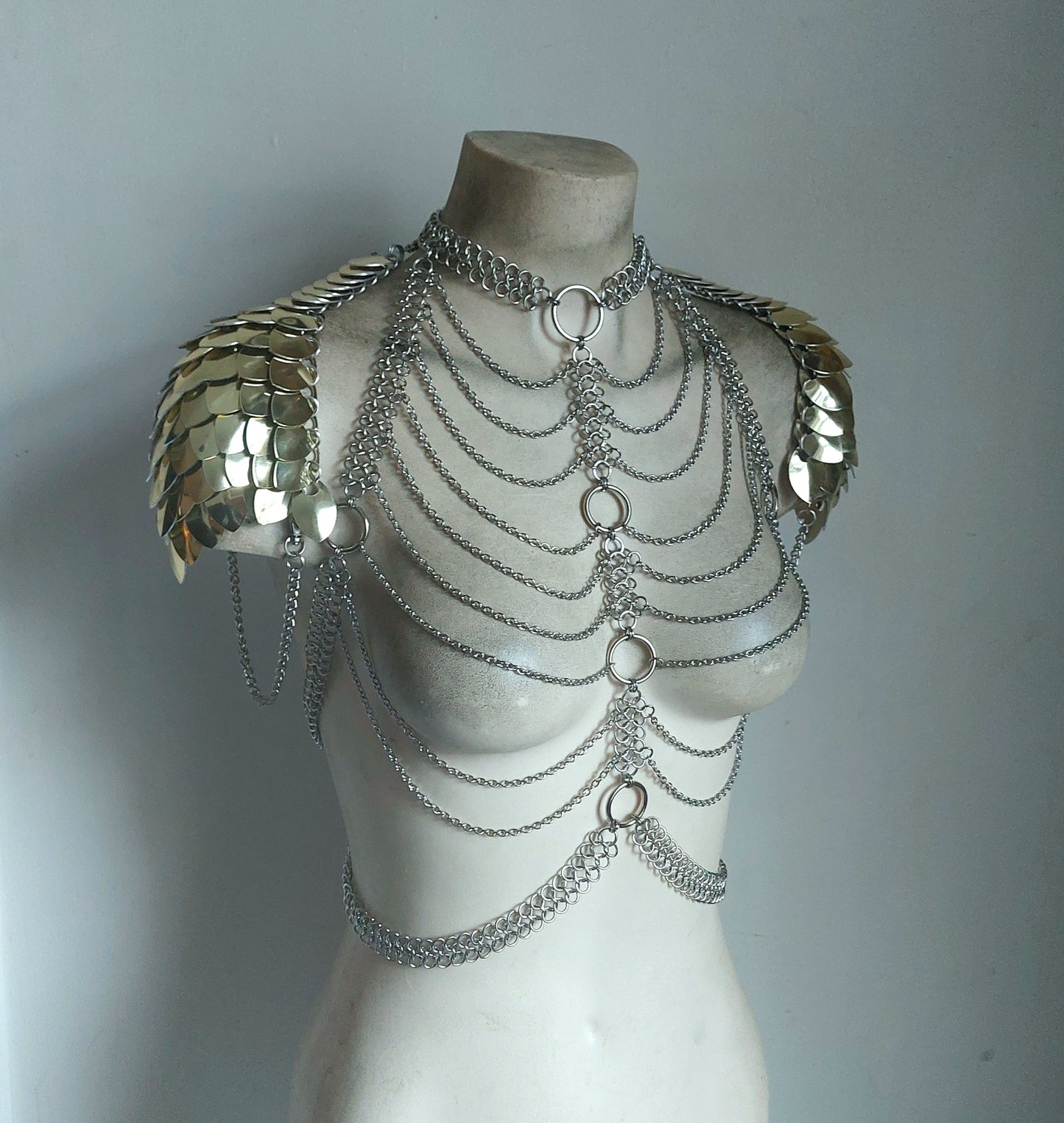 Woven Chainmail Harness Top