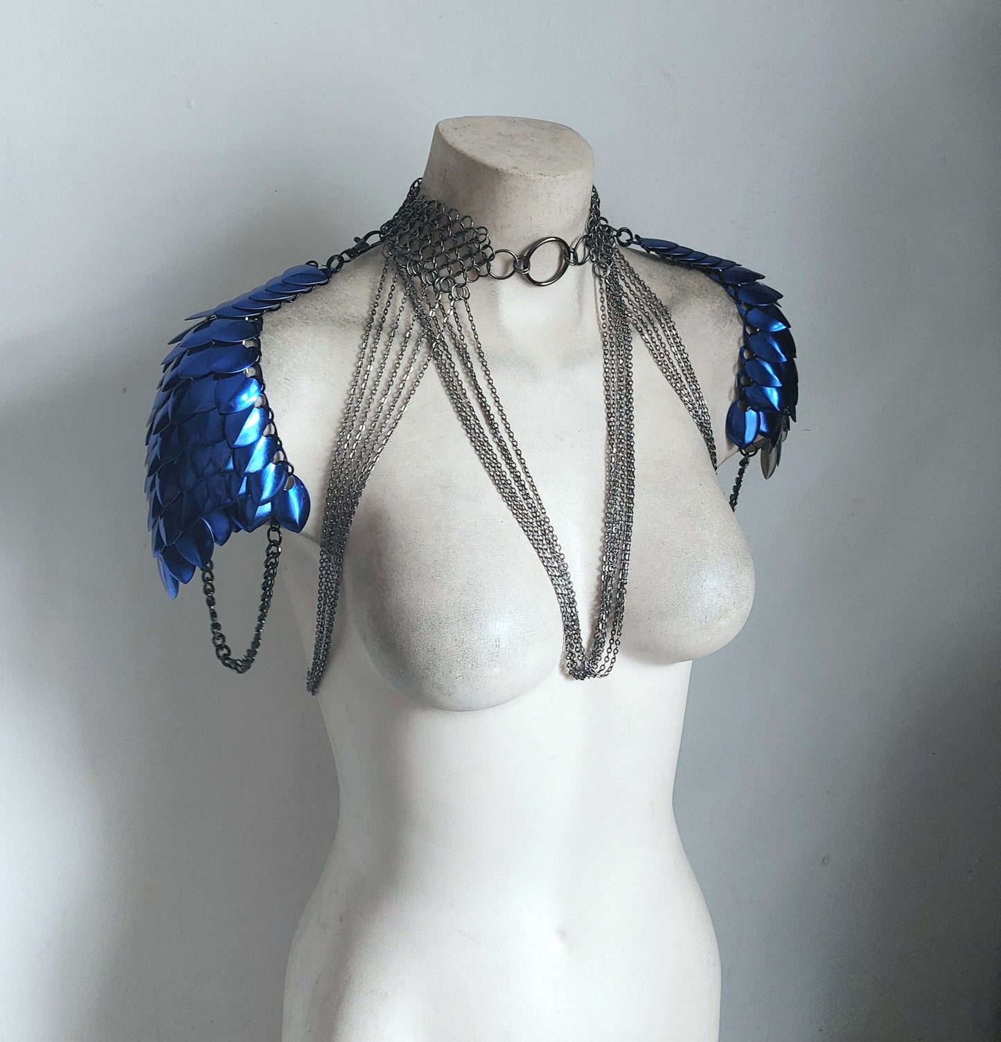 Black Saturn Pentagram Chain Harness