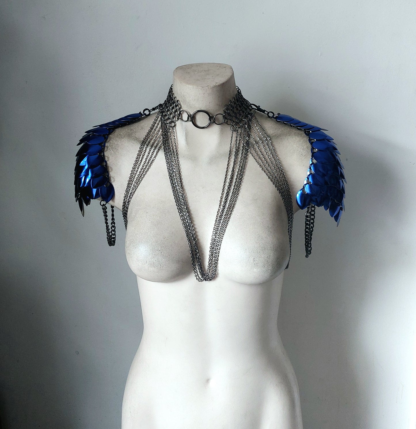 Black Saturn Pentagram Chain Harness