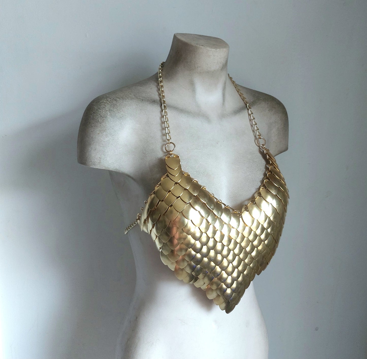 Brass Mermaid Bikini Top
