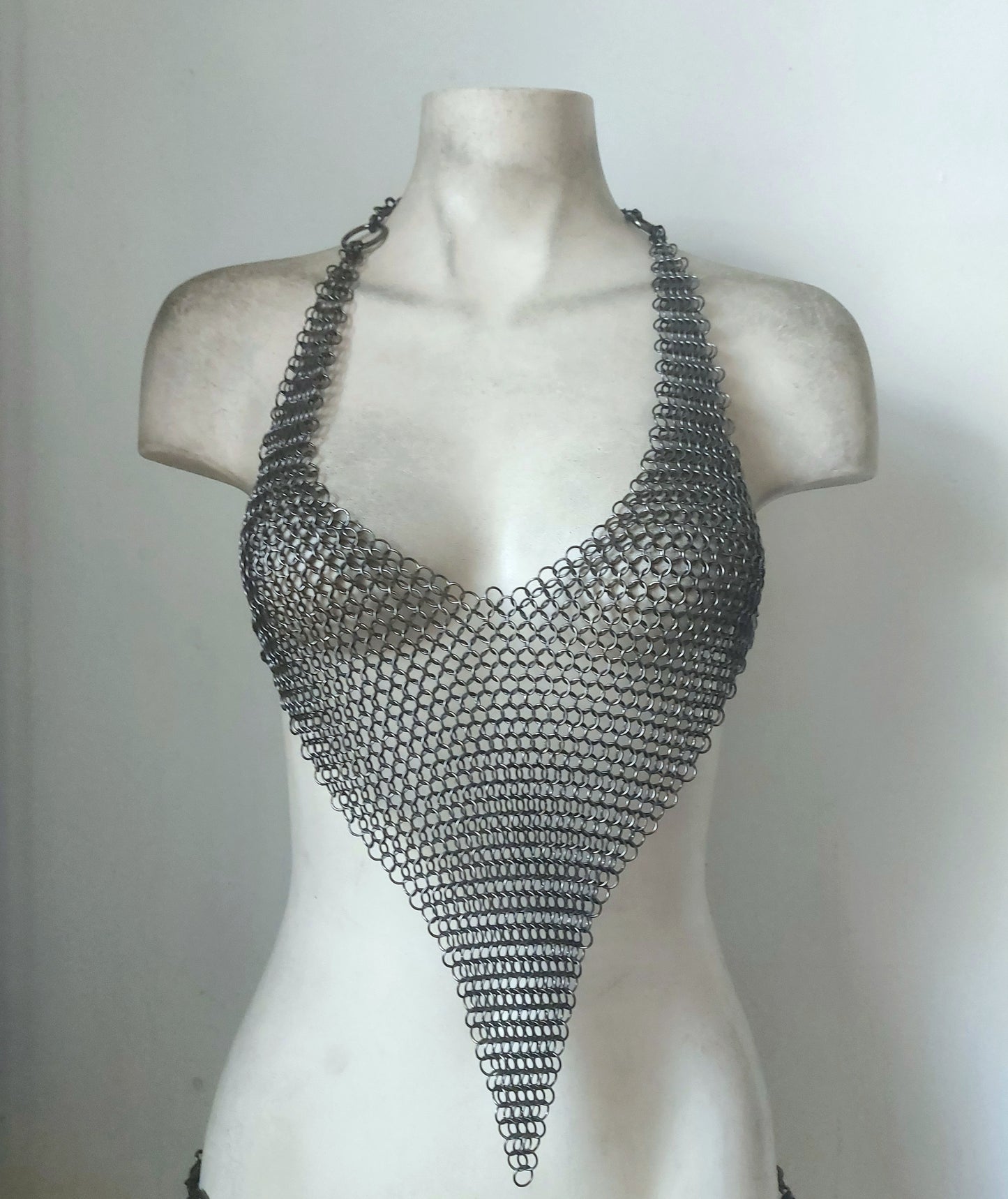 Sybil Brass Chainmail Top