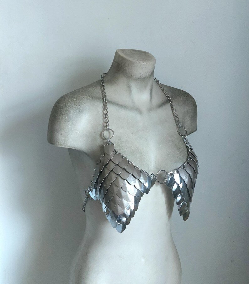 Mermaid Glitter Bra