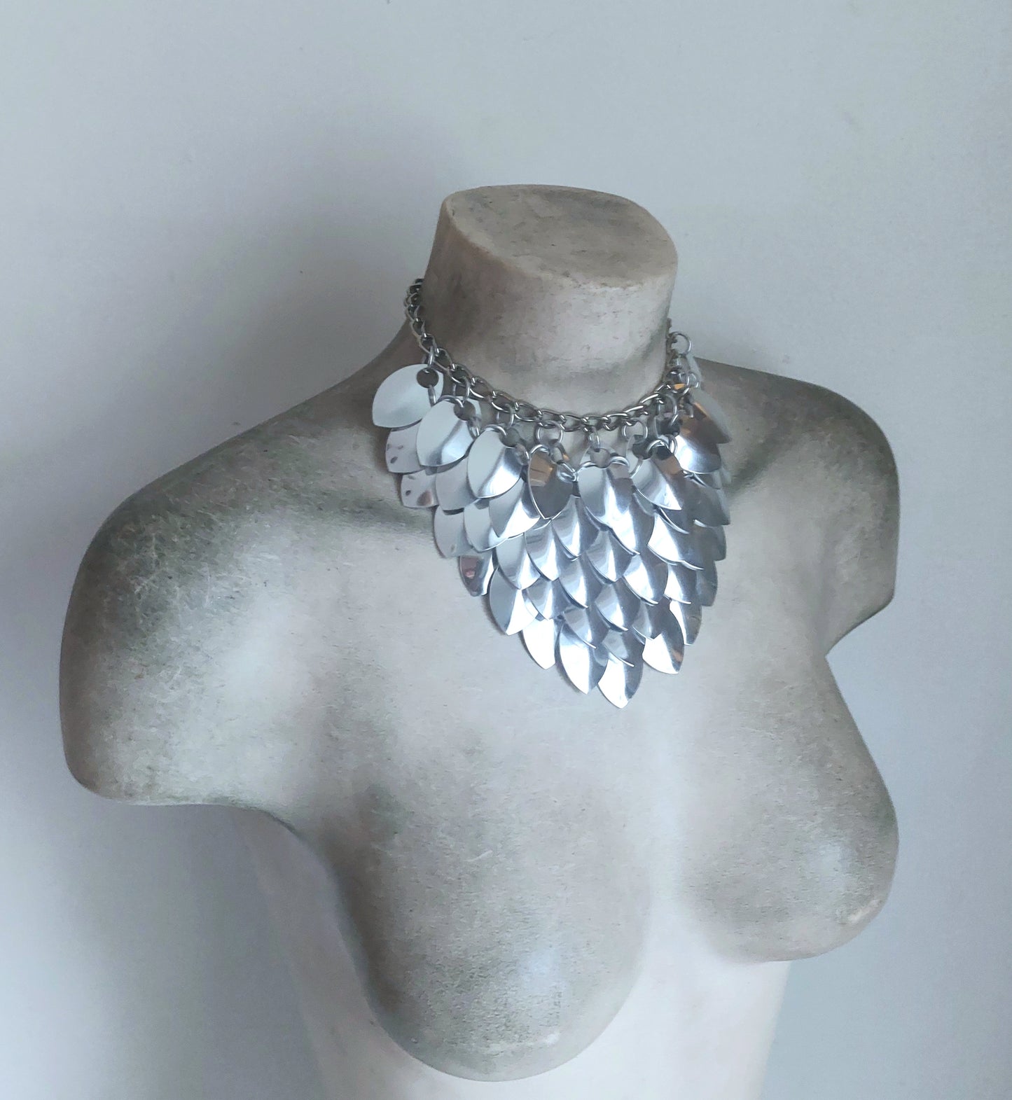 Chainmail Necklace Scalemail Choker