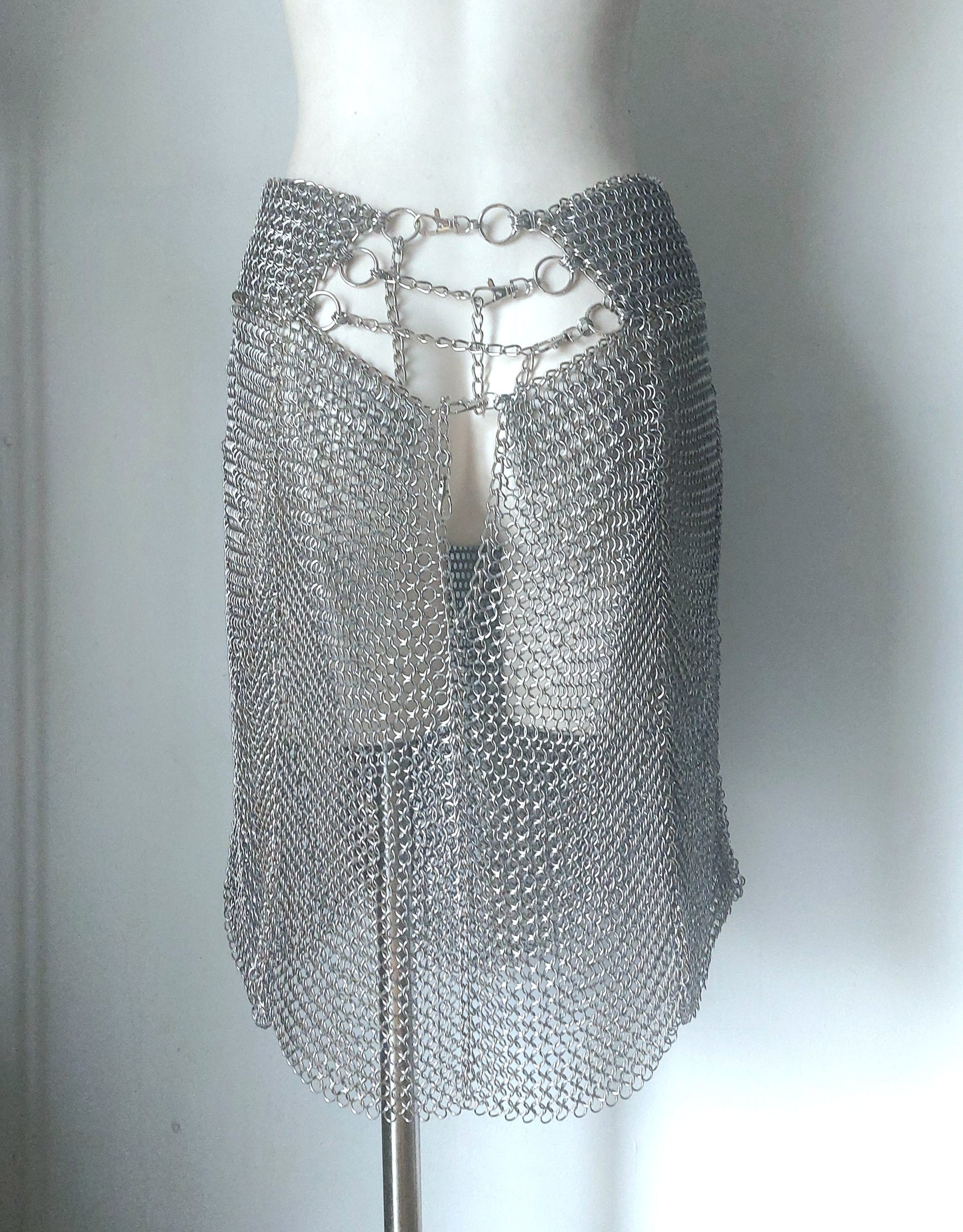 Chainmail Knee High Skirt