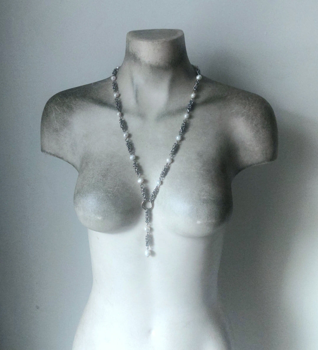 Pearl & Byzantium Necklace
