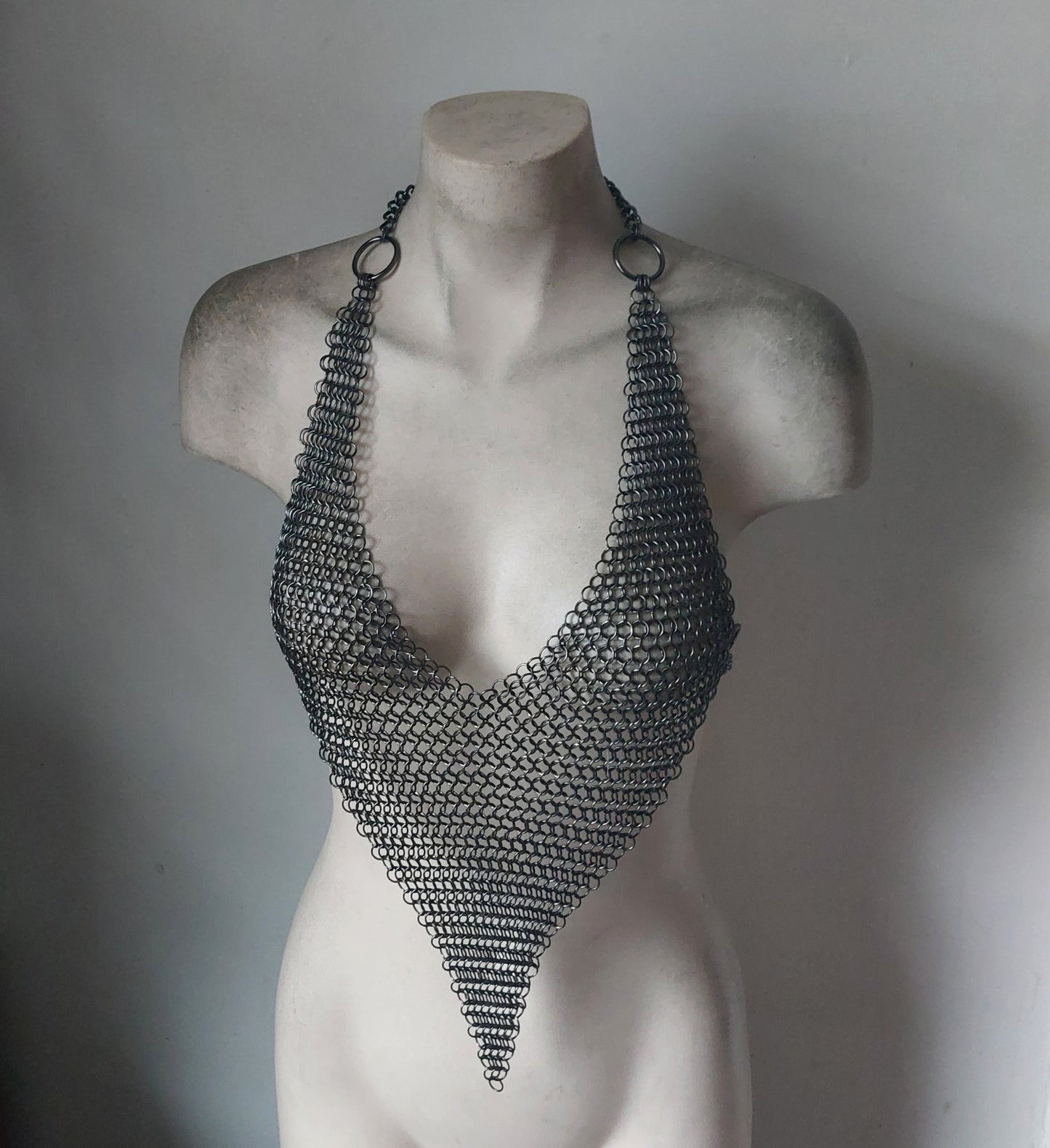 Sybil Brass Chainmail Top