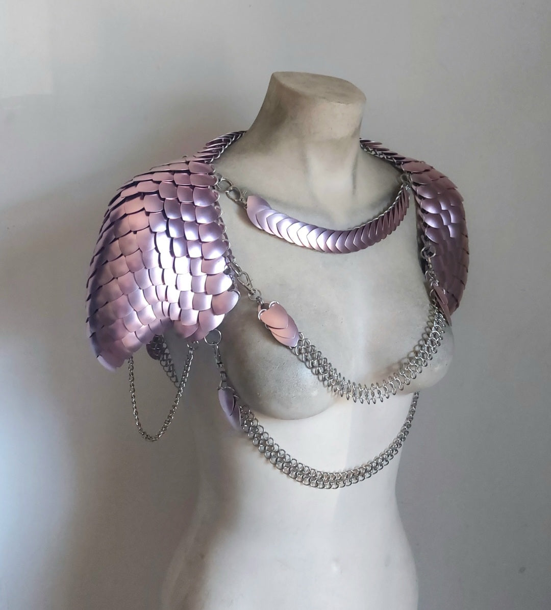 Pearl Pink Shoulder Armor