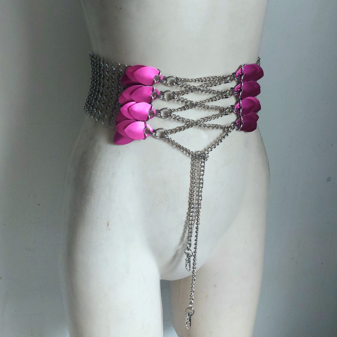 Scalemail Accent Corset Belt 4/1