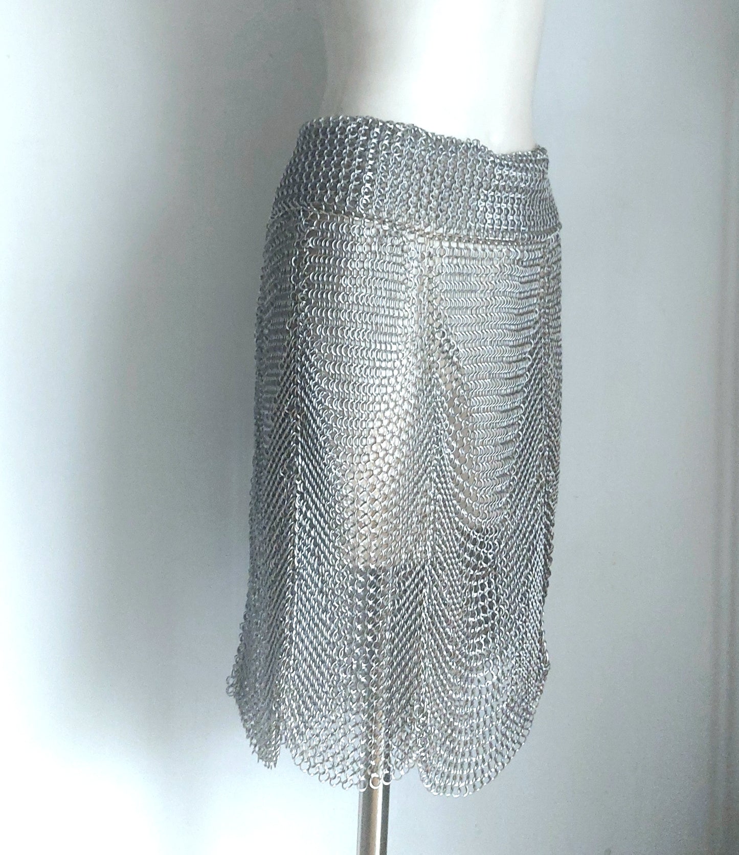 Chainmail Knee High Skirt