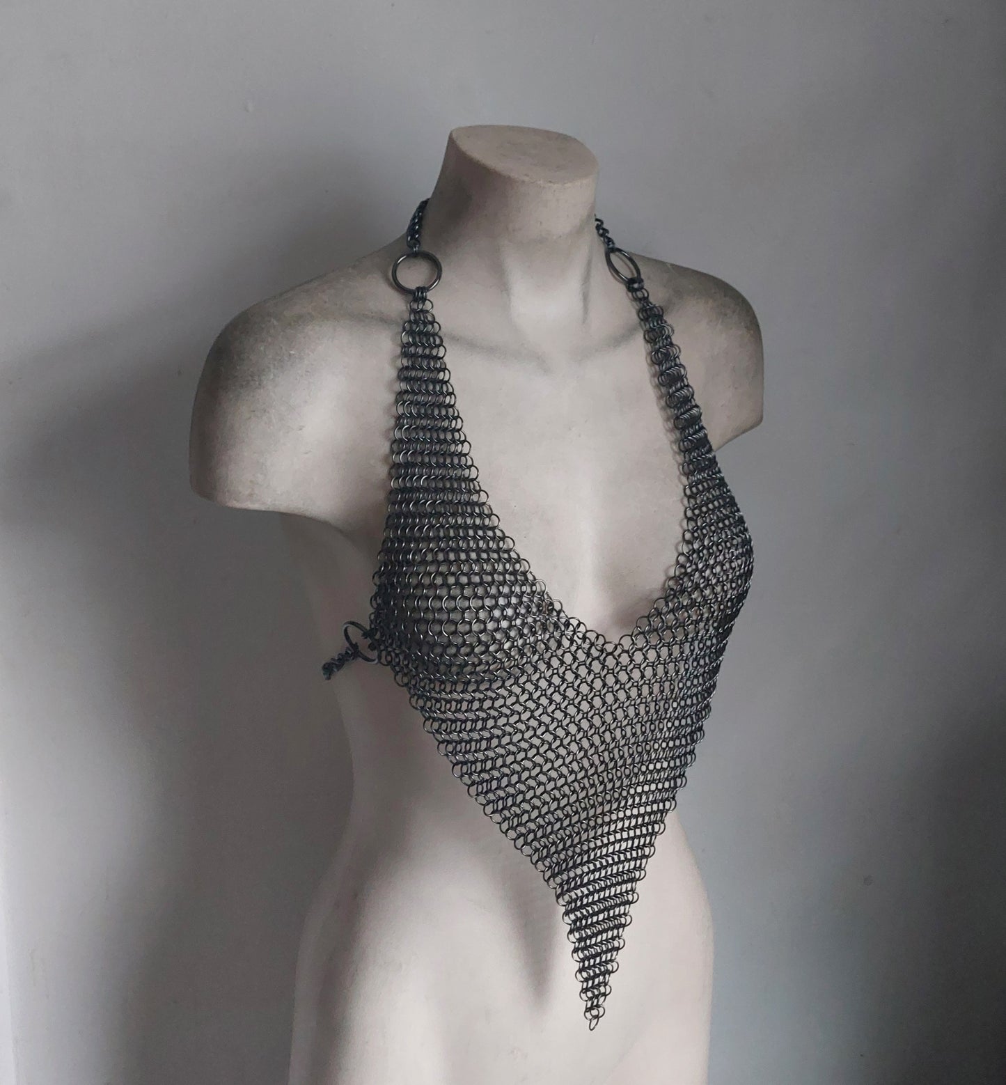 Sybil Brass Chainmail Top