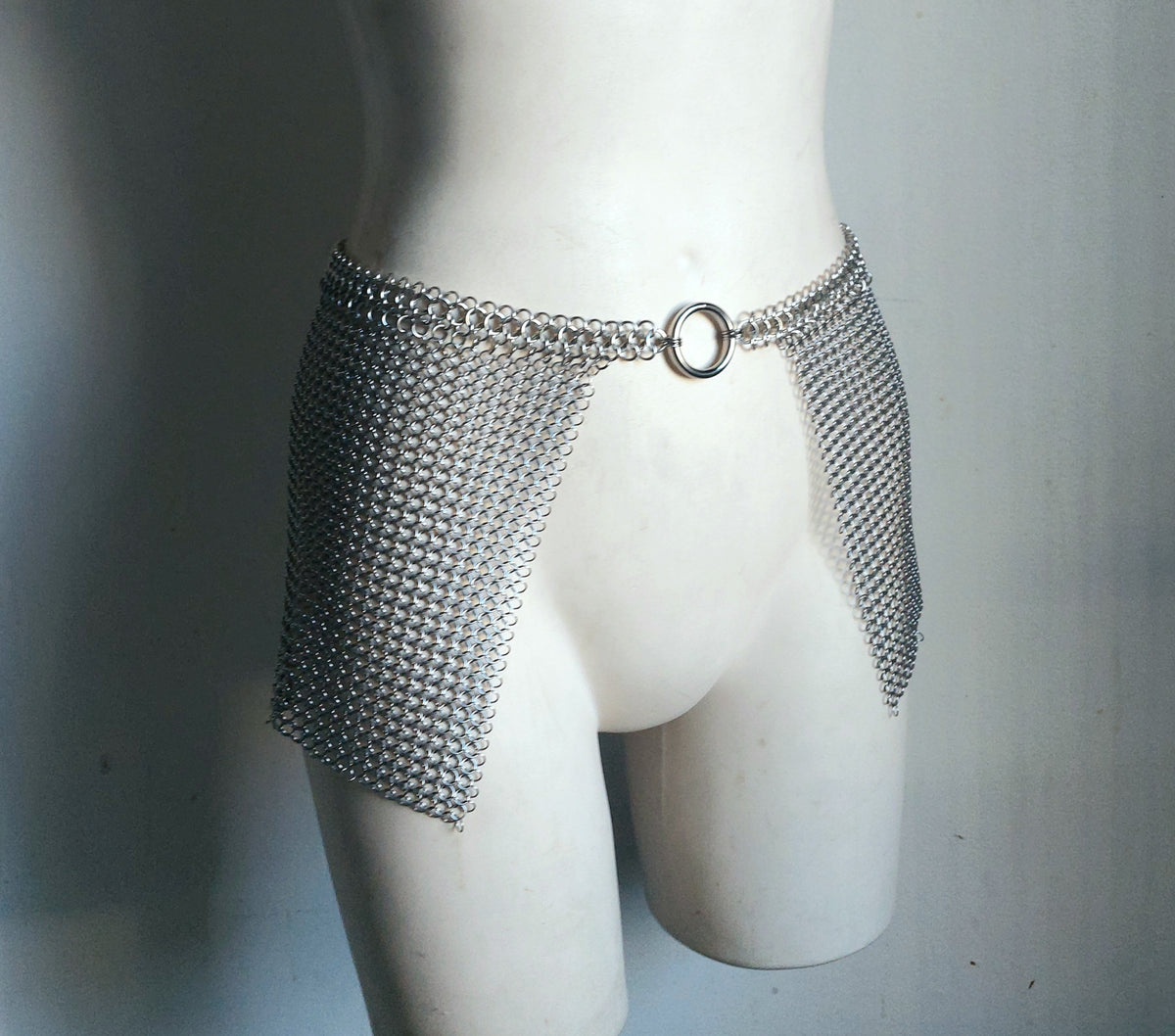 Micro Chainmail Hip Armor Sample