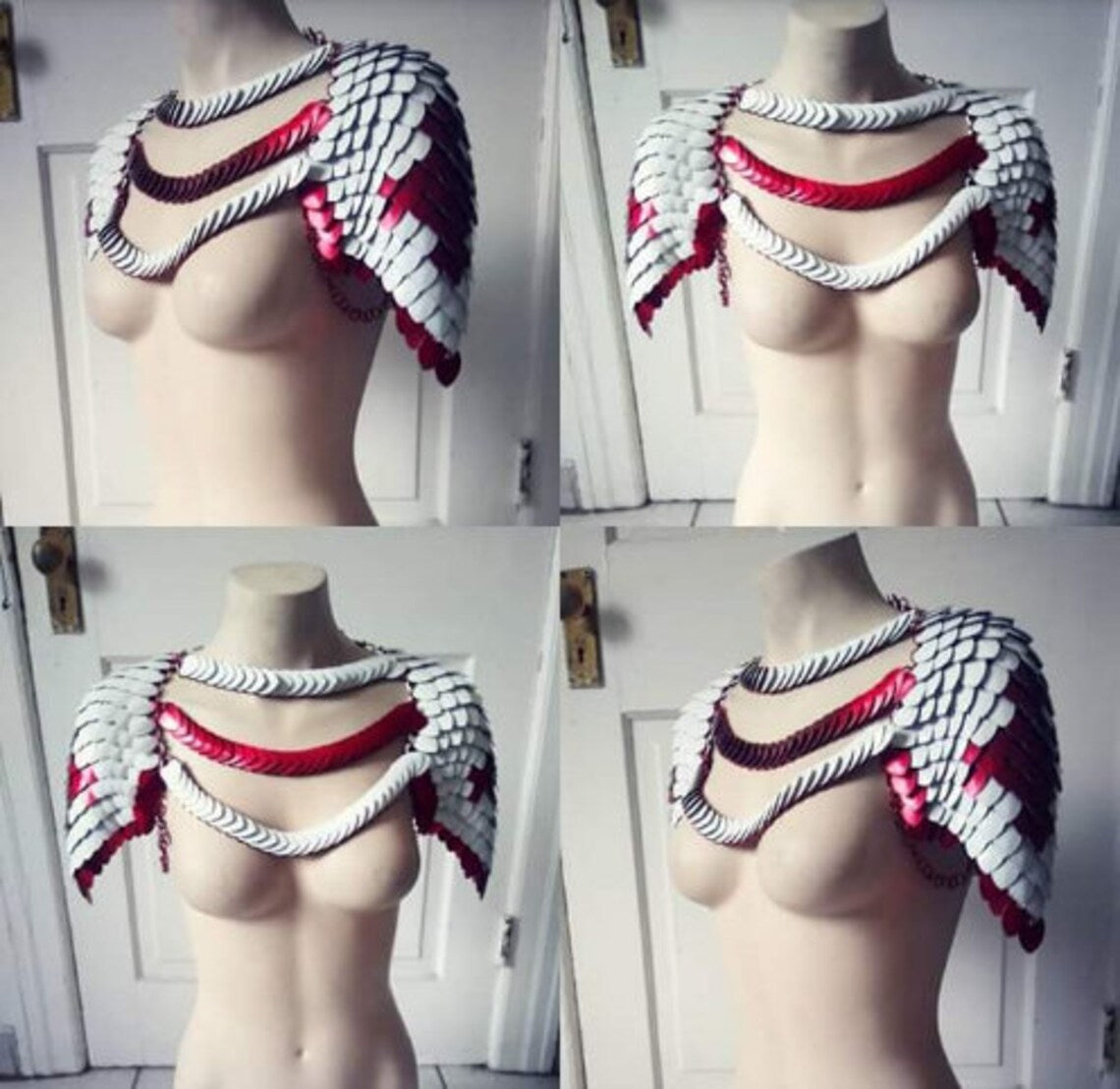 White & Red Knights of Templar Armor