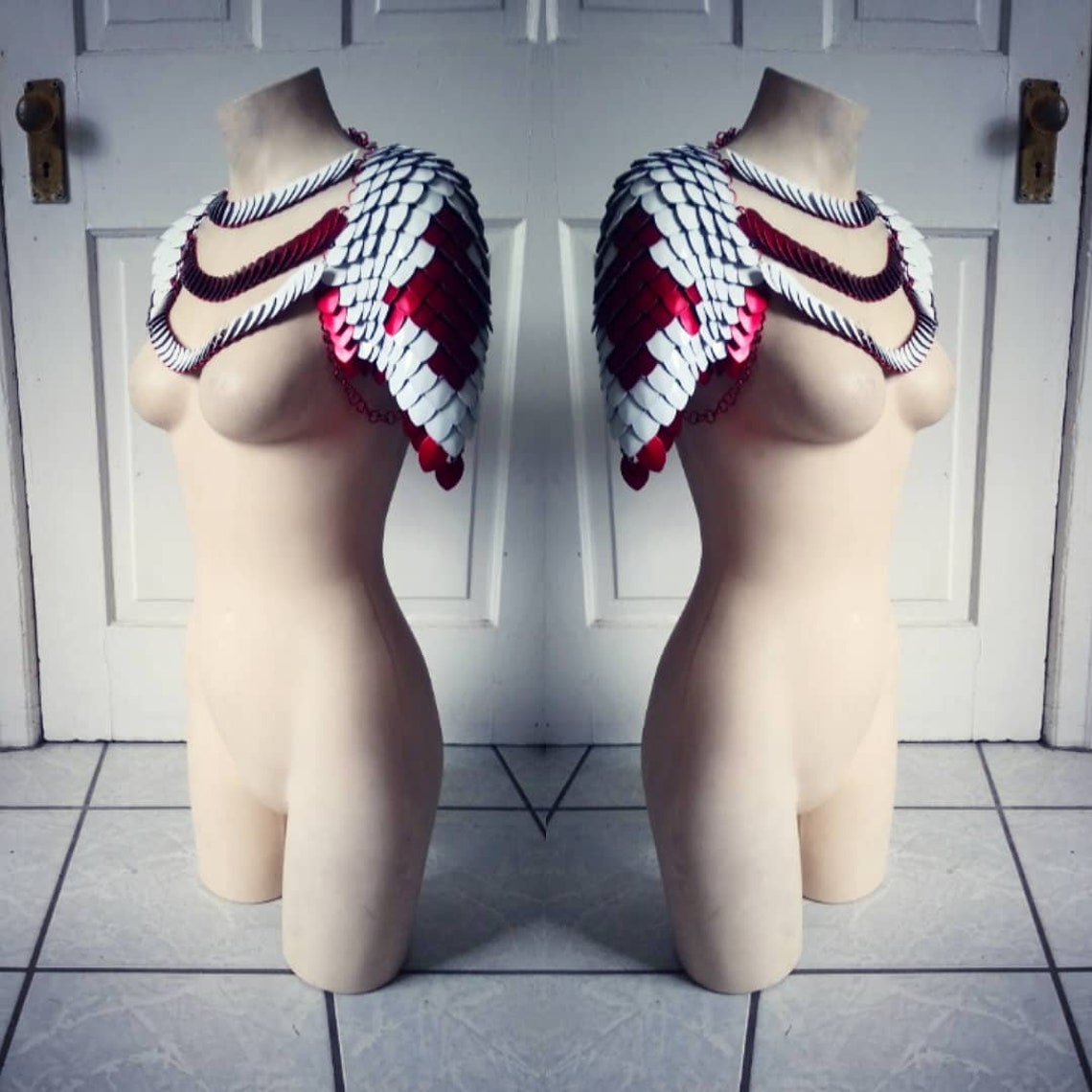 White & Red Knights of Templar Armor