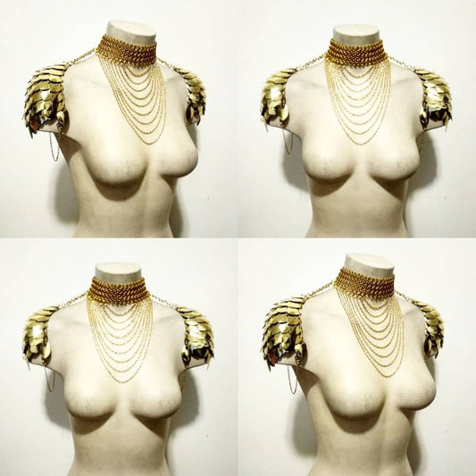 Lite Egyptian Queen Scalemail Chainmail Harness