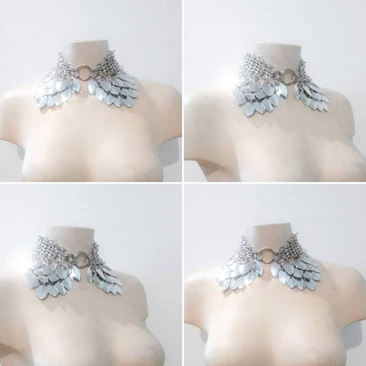 Angelic Chainmail and Scalemail Choker (O-ring)