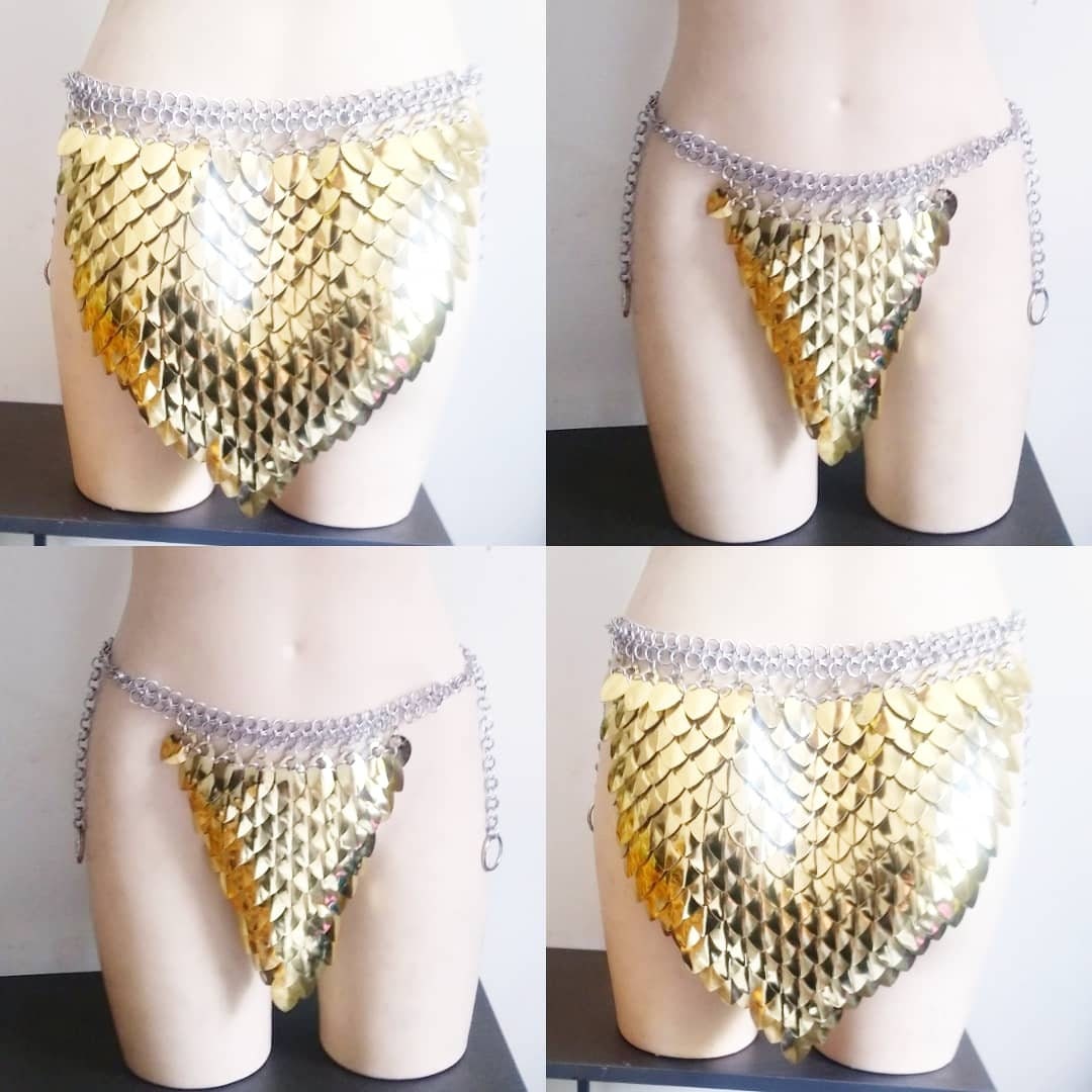Hathor Scalemail Loin Cloth syntheticdaisydesign Hathor Scalemail Loin Cloth syntheticdaisydesign