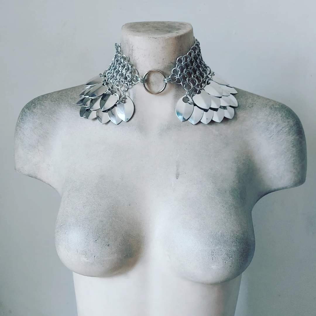 Athena Chainmail Collared Armour