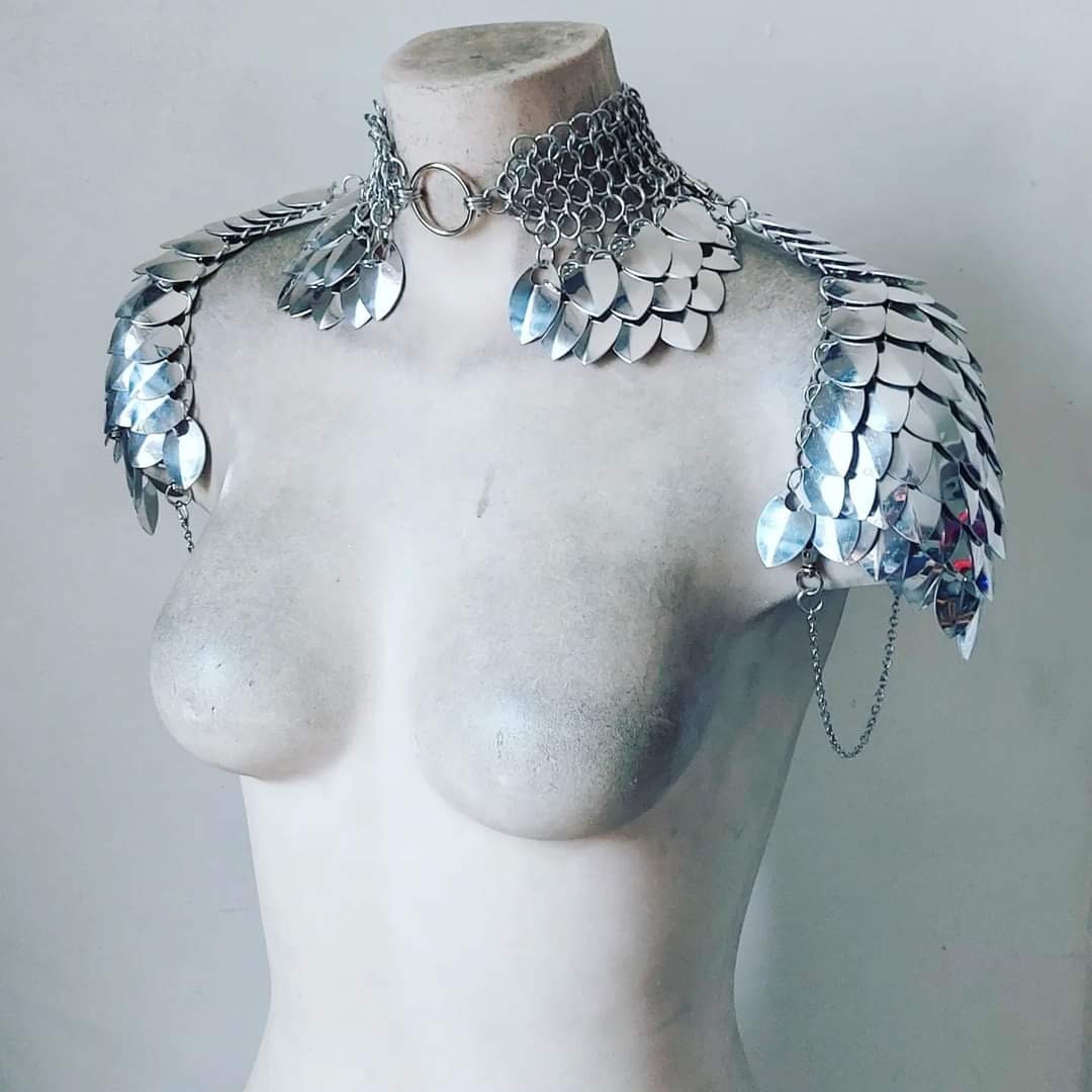 Athena Chainmail Collared Armour
