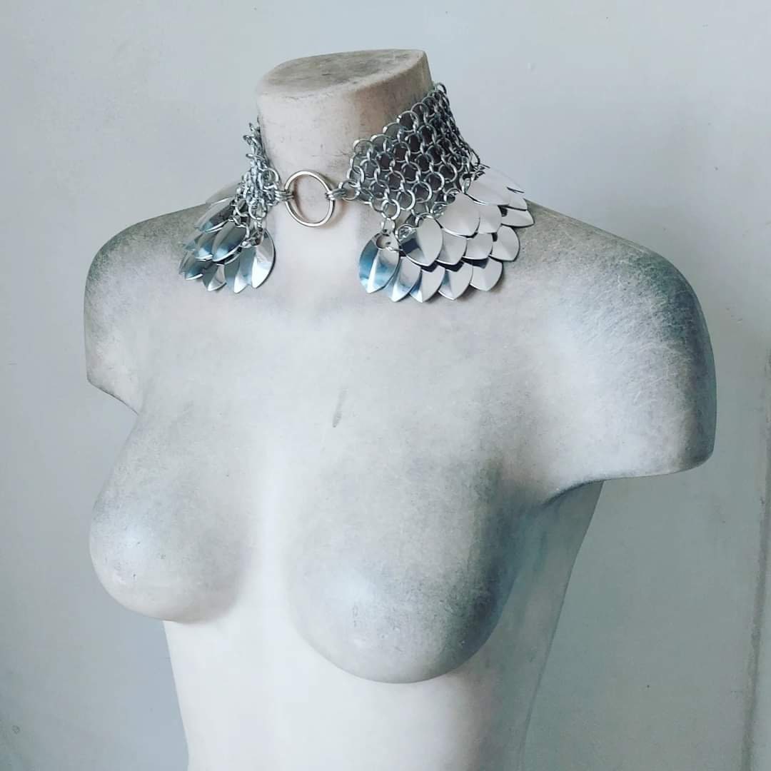 Athena Chainmail Collared Armour