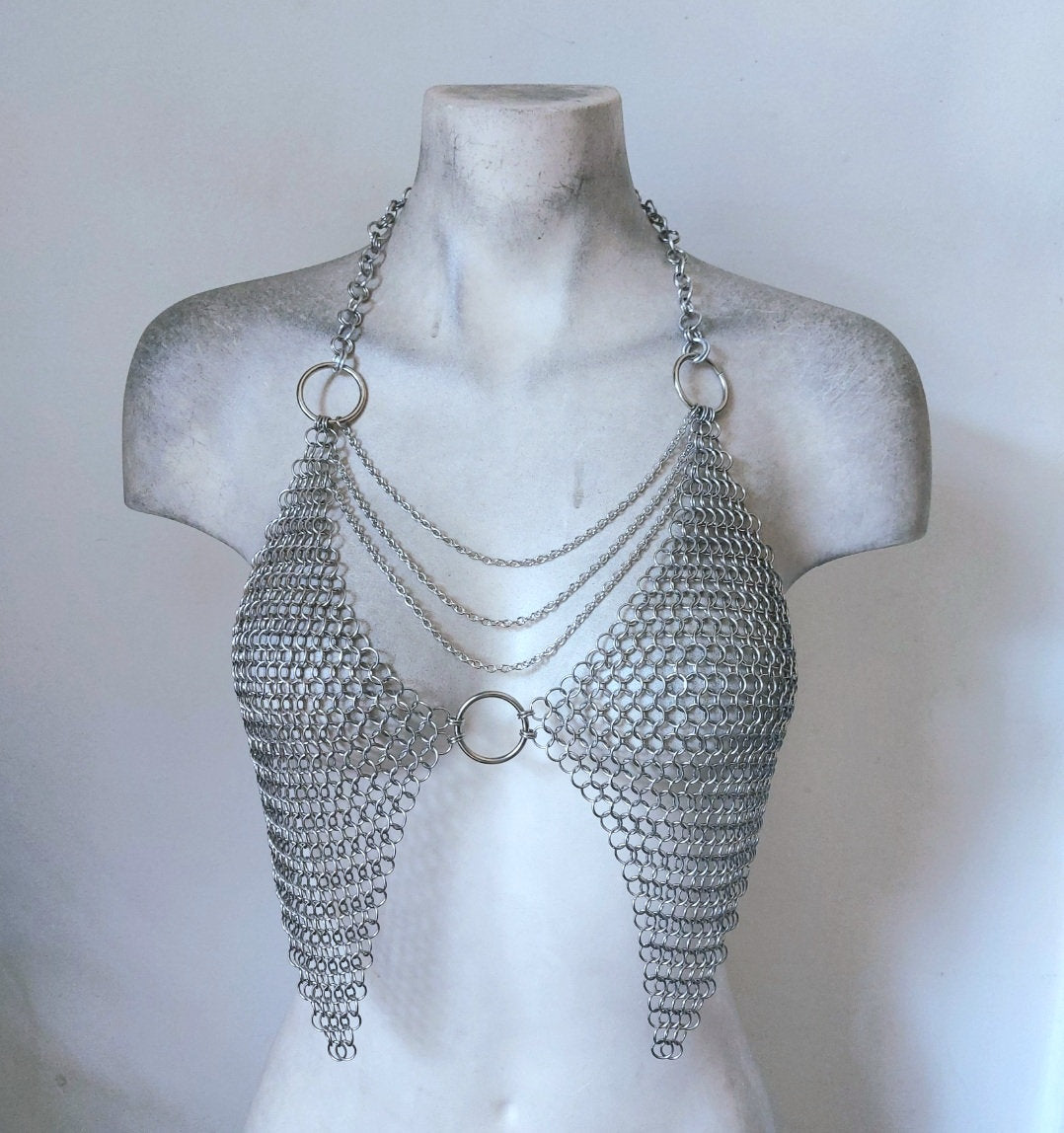 Demeter Warrior Chainmail Festival Top – syntheticdaisydesign
