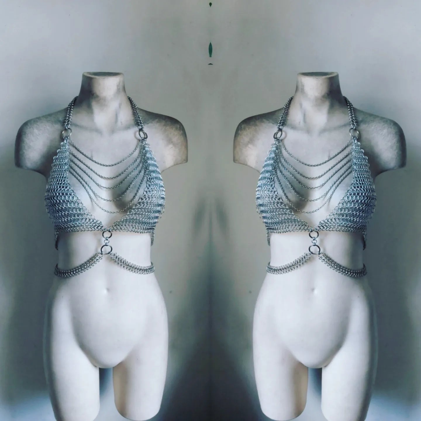 Deluxe Double Strap Chainmail Bikini syntheticdaisydesign