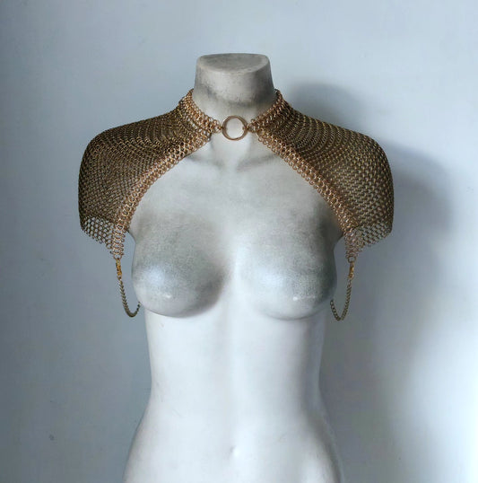 Micro Chainmail Shoulder Armor