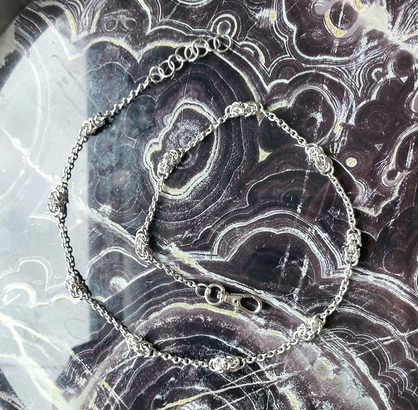 Chainmail Accented X-tra Long Necklace