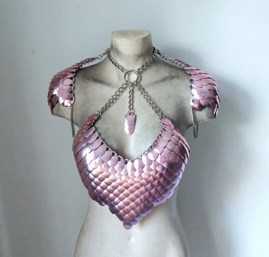 Pearl Pink Halter Armor