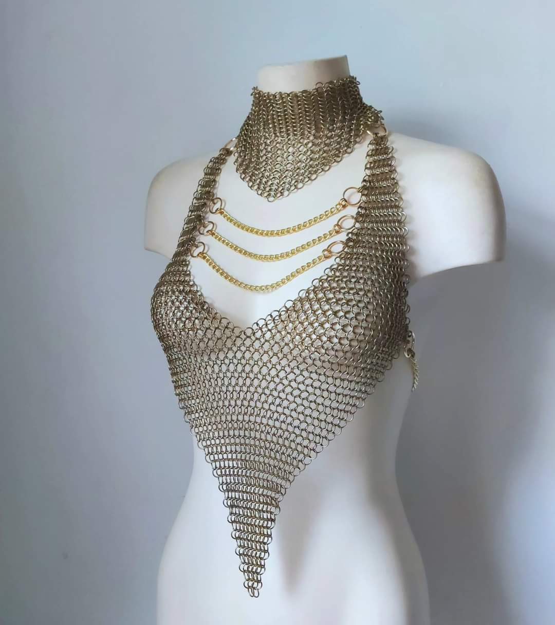 Pamela Gold Chainmail Set