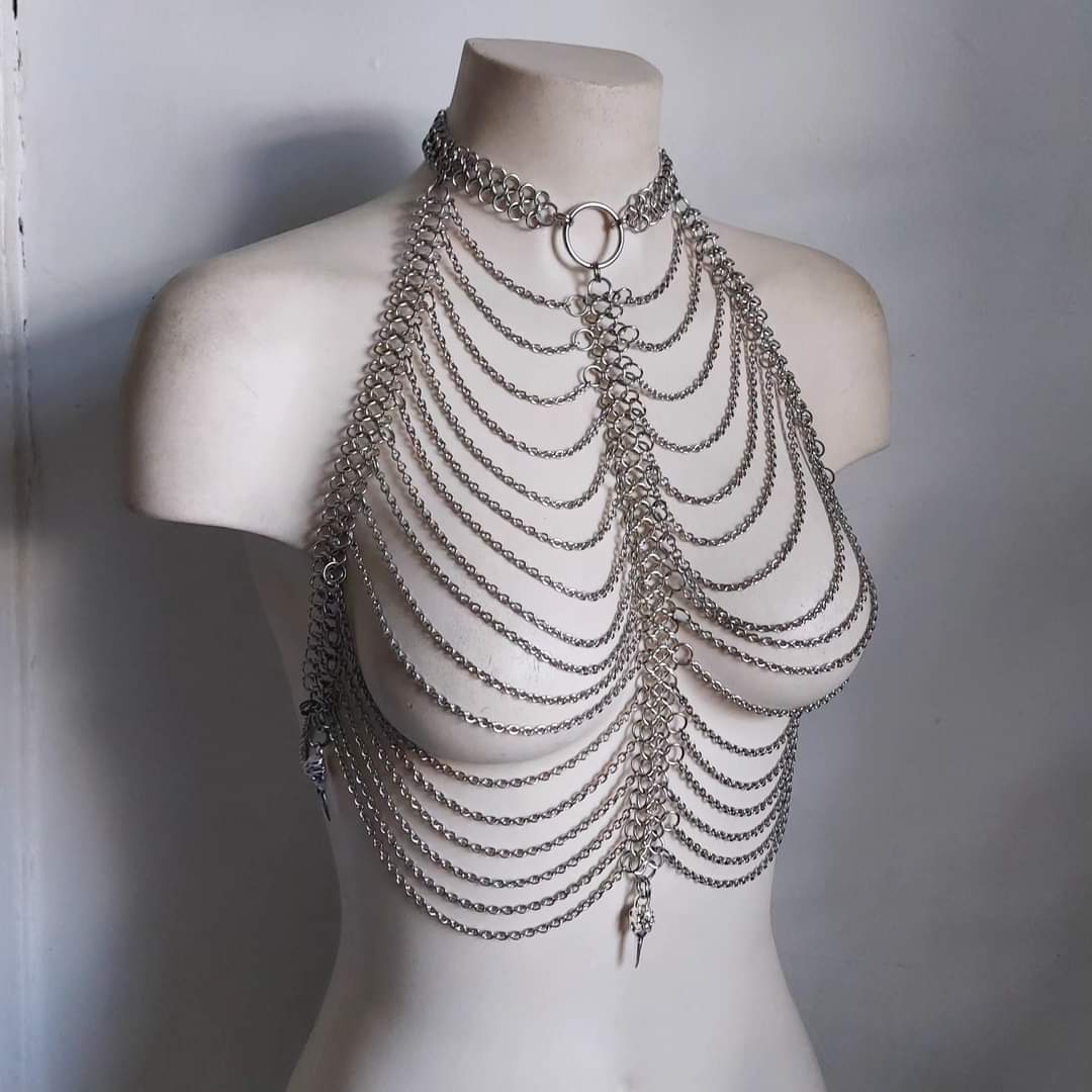 Dark Queen Chainmail Harness