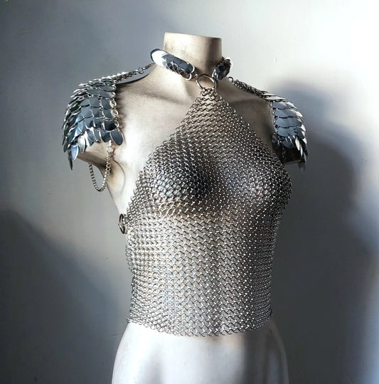 Joan Of Ark Pointed Chainmail Top