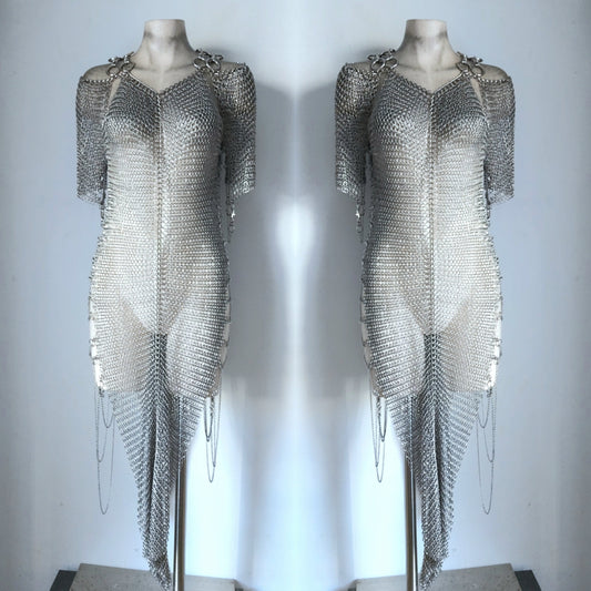 Joan Chainmail Corset Dress