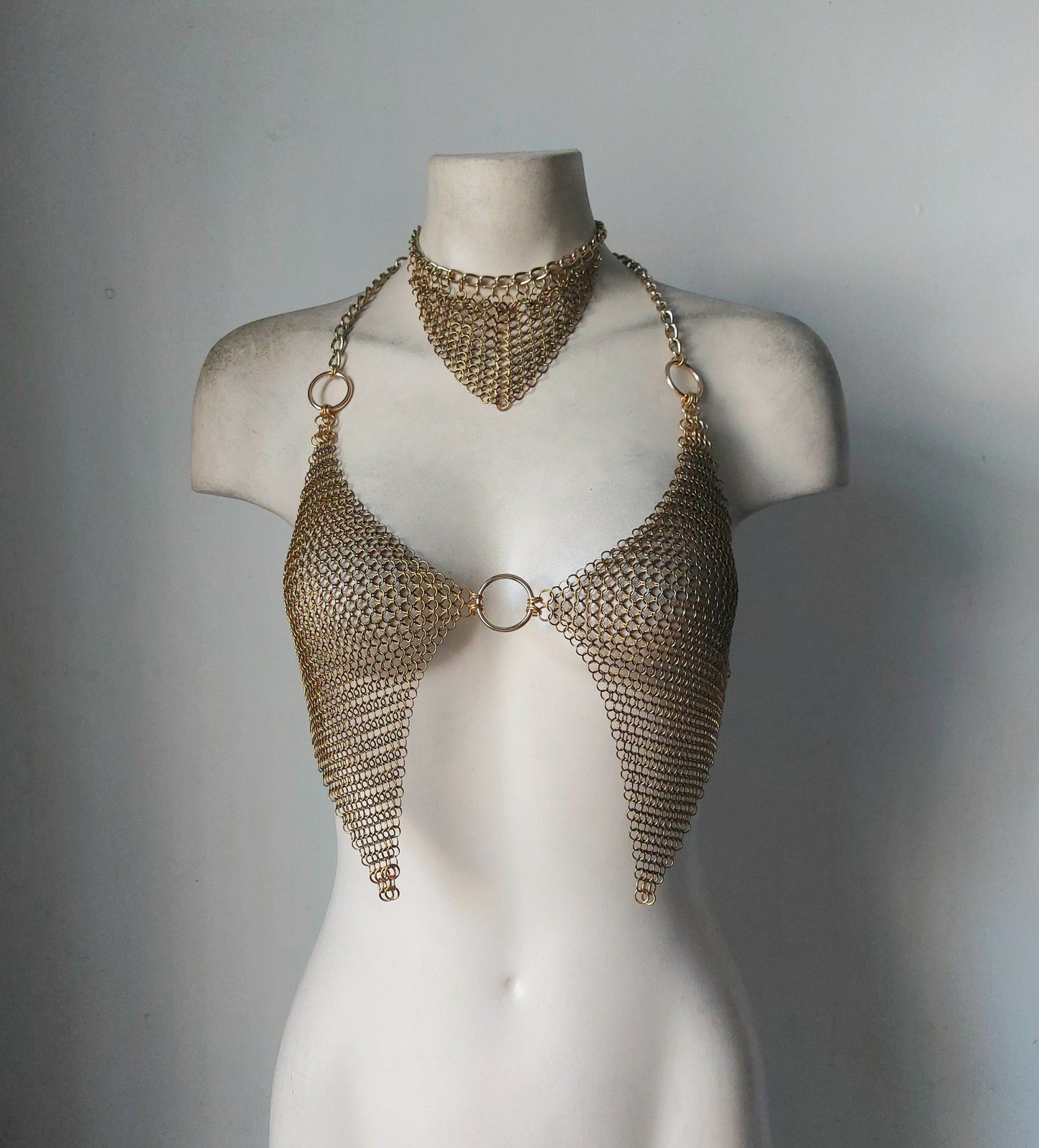 Demeter Brass Halter Top