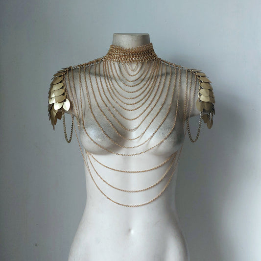 Egyptian Queen Scalemail Chainmail Harness