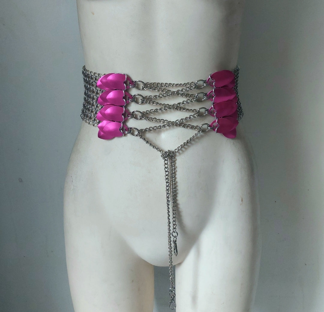 Scalemail Accent Corset Belt 4/1