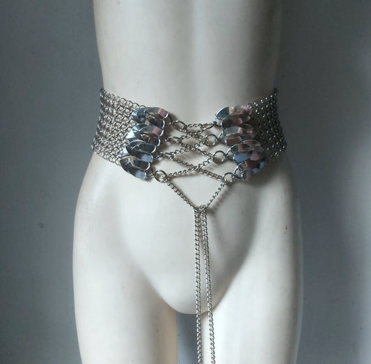 Scalemail Accent Corset Belt 4/1